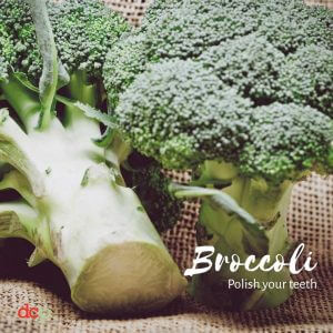 Dental Care Professionals says Broccoli brighten teeth naturally